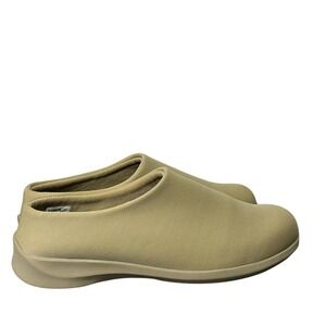 Aetrex E194W Women's‎ Clogs Slip On Comfort Shoes US 11 X-WIDE Taupe Knit